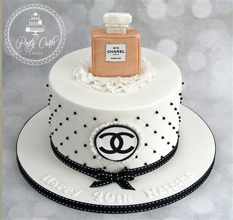 chanel perfume birthday cake|trendy Chanel cakes.